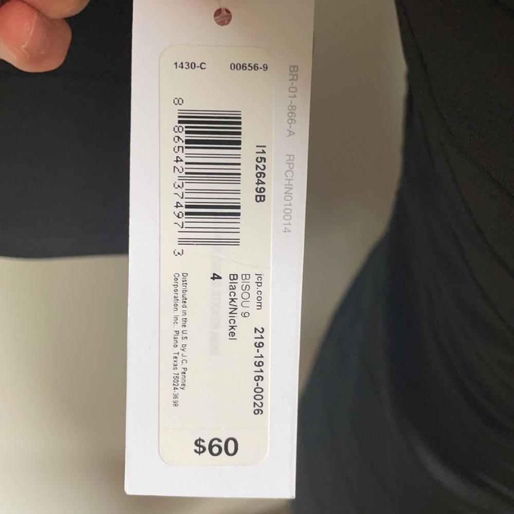 NWT Bisou Bisou Black Midi Dress - Picture 5 of 6